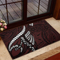 Polynesian Girl Tribal Tattoo Rubber Doormat Oxbood Vibe LT9 - Polynesian Pride