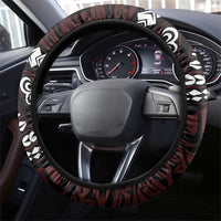 Polynesian Girl Tribal Tattoo Steering Wheel Cover Oxbood Vibe LT9 - Polynesian Pride