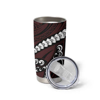Polynesian Girl Tribal Tattoo Tumbler Cup Oxbood Vibe LT9 - Polynesian Pride