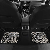 Polynesian Girl Tribal Tattoo Car Mats Beige Vibe LT9 Set 2pcs - Back Beige - Polynesian Pride
