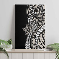 Polynesian Plumeria Floral Tattoo Pattern Canvas Wall Art Beige Style LT9 - Polynesian Pride