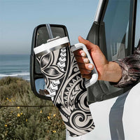 Polynesian Plumeria Floral Tattoo Pattern Tumbler With Handle Beige Style LT9 - Polynesian Pride