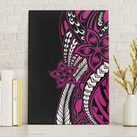 Polynesian Plumeria Floral Tattoo Pattern Canvas Wall Art Pink Style LT9 Without Frame Pink - Polynesian Pride