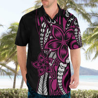 Polynesian Plumeria Floral Tattoo Pattern Hawaiian Shirt Pink Style LT9 - Polynesian Pride