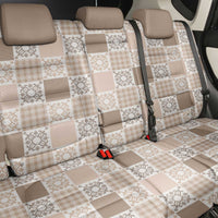Hawaiian Palaka Quilt Pattern Back Car Seat Cover Hawaii Culture Honu Turtle LT9 - Polynesian Pride