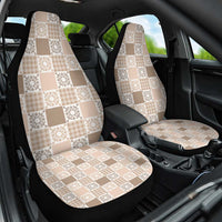 Hawaiian Palaka Quilt Pattern Car Seat Cover Hawaii Culture Honu Turtle - Polynesian Pride