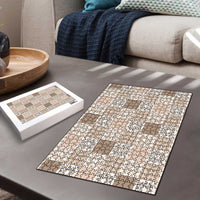 Hawaiian Palaka Quilt Pattern Puzzle Hawaii Culture Honu Turtle - Polynesian Pride