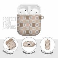 Hawaiian Palaka Quilt Pattern AirPods Case Hawaii Culture Pineapple LT9 - Polynesian Pride