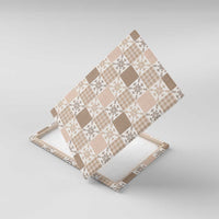 Hawaiian Palaka Quilt Pattern Canvas Wall Art Hawaii Culture Pineapple - Polynesian Pride