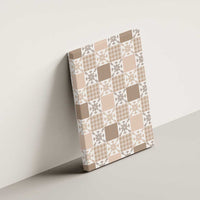 Hawaiian Palaka Quilt Pattern Canvas Wall Art Hawaii Culture Pineapple - Polynesian Pride