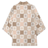 Hawaiian Palaka Quilt Pattern Kimono Hawaii Culture Pineapple - Polynesian Pride