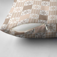 Hawaiian Palaka Quilt Pattern Pillow Cover Hawaii Culture Pineapple - Polynesian Pride