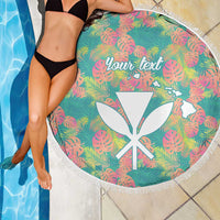 Seamless Hawaiian Quilt Pattern Beach Blanket Hawaii Culture Palm Leaf Tropical - Polynesian Pride