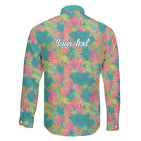 Seamless Hawaiian Quilt Pattern Family Matching Mermaid Dress and Hawaiian Shirt Hawaii Culture Palm Leaf Tropical - Polynesian Pride