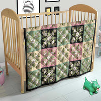 Seamless Pattern Maile and Pikake Lei Quilt Squares Maile Leaf - Polynesian Pride