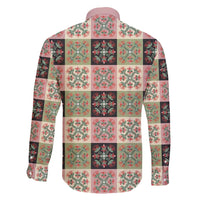 Seamless Pattern Pikake Lei Family Matching Tank Maxi Dress and Hawaiian Shirt Floral Squares Pikake - Polynesian Pride