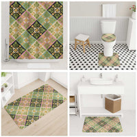 Seamless Pattern Puakenikeni and Kalo Bathroom Set - Polynesian Pride