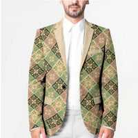 Seamless Pattern Puakenikeni and Kalo Blazer LT9 - Polynesian Pride