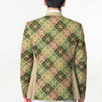 Seamless Pattern Puakenikeni and Kalo Blazer LT9 - Polynesian Pride