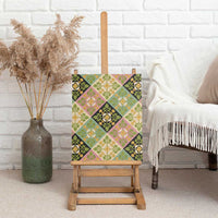Seamless Pattern Puakenikeni and Kalo Canvas Wall Art LT9 - Polynesian Pride