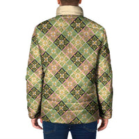 Seamless Pattern Puakenikeni and Kalo Padded Jacket LT9 - Polynesian Pride