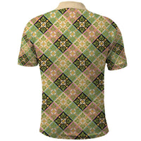 Seamless Pattern Puakenikeni and Kalo Polo Shirt - Polynesian Pride