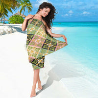 Seamless Pattern Puakenikeni and Kalo Sarong - Polynesian Pride