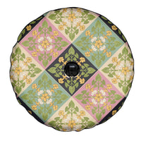 Seamless Pattern Puakenikeni and Kalo Spare Tire Cover - Polynesian Pride