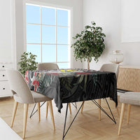 Hawaii Monk Seal Santa Tablecloth Hibiscus Kakau Pattern Mele Kalikimaka LT9 - Polynesian Pride