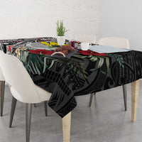 Hawaii Monk Seal Santa Tablecloth Hibiscus Kakau Pattern Mele Kalikimaka LT9 - Polynesian Pride