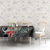 Hawaii Monk Seal Santa Tablecloth Hibiscus Kakau Pattern Mele Kalikimaka LT9 - Polynesian Pride