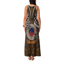 Samoa Warrior Family Matching Tank Maxi Dress and Hawaiian Shirt The Mighty Samoan Warrior Spirit