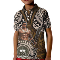 Samoa Warrior Kid Polo Shirt The Mighty Samoan Warrior Spirit