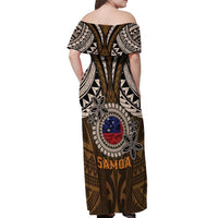 Samoa Warrior Off Shoulder Maxi Dress The Mighty Samoan Warrior Spirit