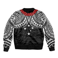 Samoan Tanoa Kava Bowl Ula Fala Bomber Jacket Polynesian Tribal Vibe
