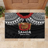 Samoan Tanoa Kava Bowl Ula Fala Rubber Doormat Polynesian Tribal Vibe