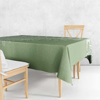 Fiji Marau na Kerisimasi Tablecloth Sage Green Tagimoucia Tapa Masi Tribal LT9 - Polynesian Pride