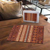 Fiji Marau na Kerisimasi Puzzle Gold Tapa Masi Inspired Christmas LT9 - Polynesian Pride