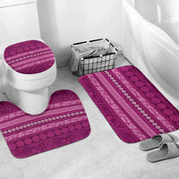 Fiji Marau na Kerisimasi Bathroom Set Pink Tapa Masi Inspired Christmas - Polynesian Pride