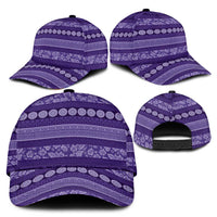 Fiji Marau na Kerisimasi Classic Cap Purple Tapa Masi Inspired Christmas LT9 - Polynesian Pride