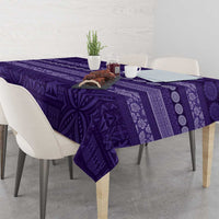 Fiji Marau na Kerisimasi Tablecloth Purple Tapa Masi Inspired Christmas LT9 - Polynesian Pride