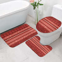 Fiji Marau na Kerisimasi Bathroom Set Red Tapa Masi Inspired Christmas - Polynesian Pride