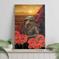Maori Kiwi Soldier Fern Tattoo ANZAC Day Canvas Wall Art Lest We Forget LT9 - Polynesian Pride