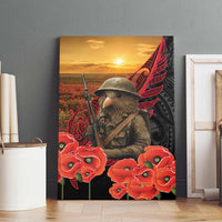 Maori Kiwi Soldier Fern Tattoo ANZAC Day Canvas Wall Art Lest We Forget LT9 - Polynesian Pride