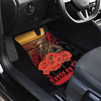 Maori Kiwi Soldier Fern Tattoo ANZAC Day Car Mats Lest We Forget LT9 - Polynesian Pride