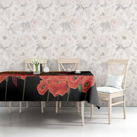 Maori Kiwi Soldier Fern Tattoo ANZAC Day Tablecloth Lest We Forget LT9 - Polynesian Pride