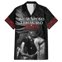 New Zealand Mother's Day Hawaiian Shirt Maori Hongi Aroha Ahau Ki A Koe Mama LT9 Black - Polynesian Pride
