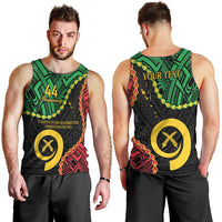 Personalised Vanuatu 44th Anniversary Men Tank Top Tugeta Yumi Selebretem Indipendens Dei LT9 - Polynesian Pride