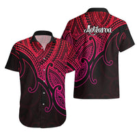 Aotearoa Maori Koru Hawaiian Shirt Polynesian Pacific Tribal - Pink LT9 - Polynesian Pride
