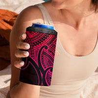 Personalised Aotearoa Papua Shell 4 in 1 Can Cooler Tumbler Pink Polynesian Pacific Tribal LT9 - Polynesian Pride